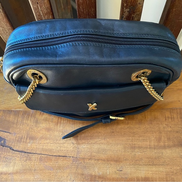 Paloma Picasso Vintage Crossbody Bag Black Leather - Picture 6 of 12